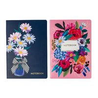 Wildflowers Notebook Assorted 2pk [6]